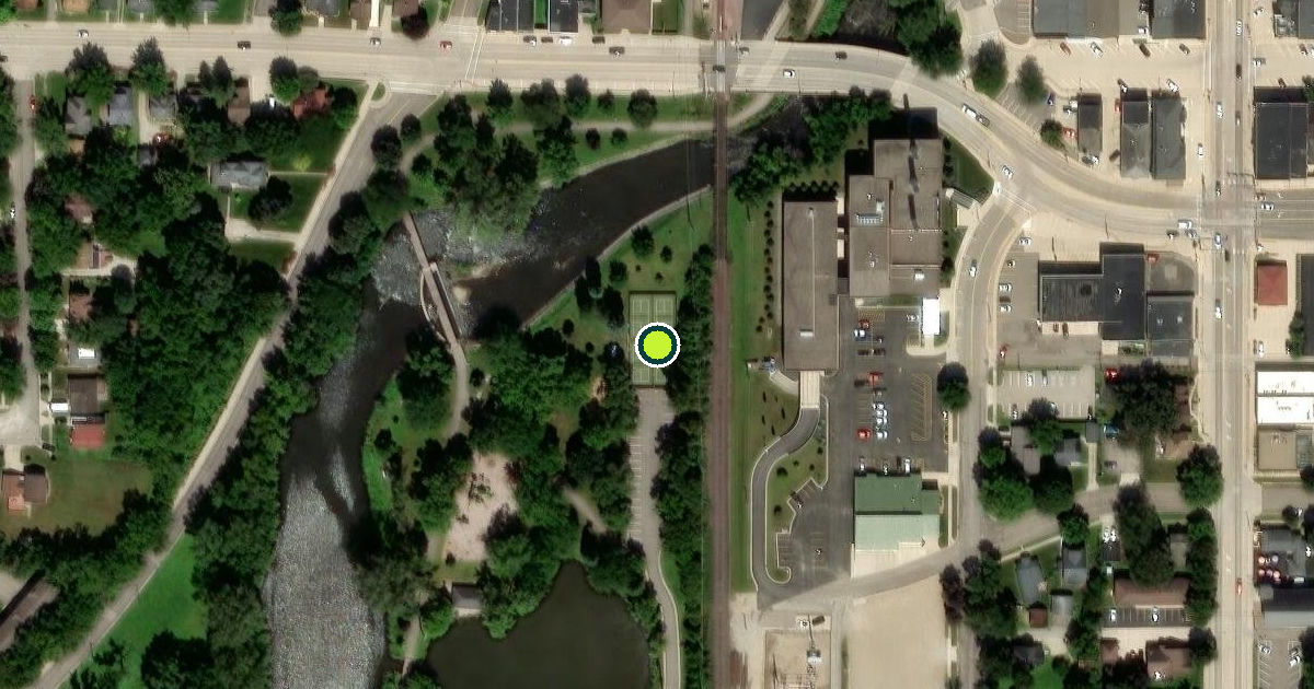 Satellite view of Morehouse Park Pickleball Courts