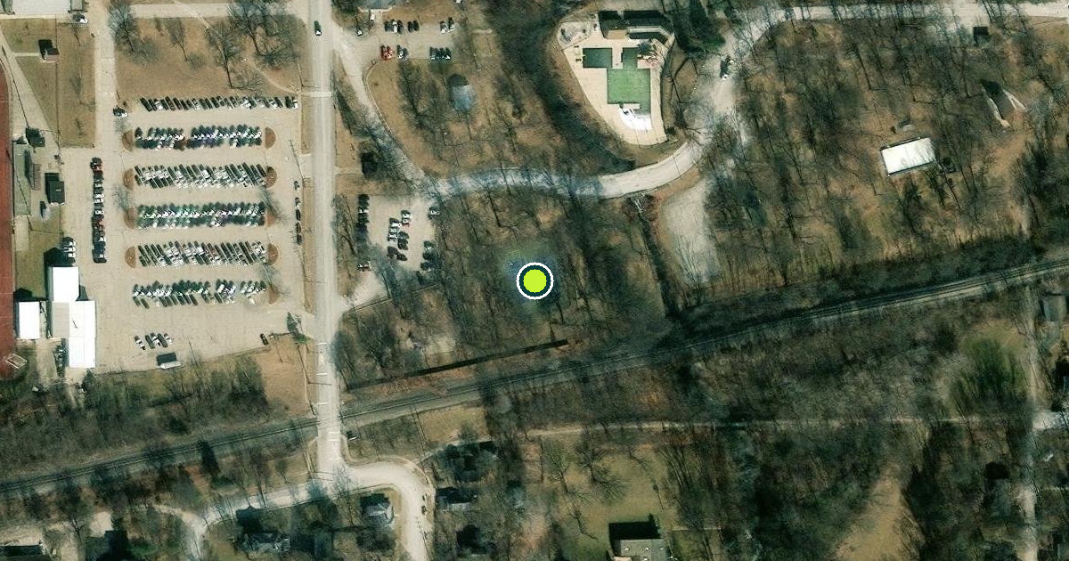 Satellite view of Morris Pickleball Courts