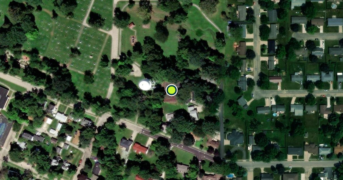 Satellite view of Morrison Pickleball Courts