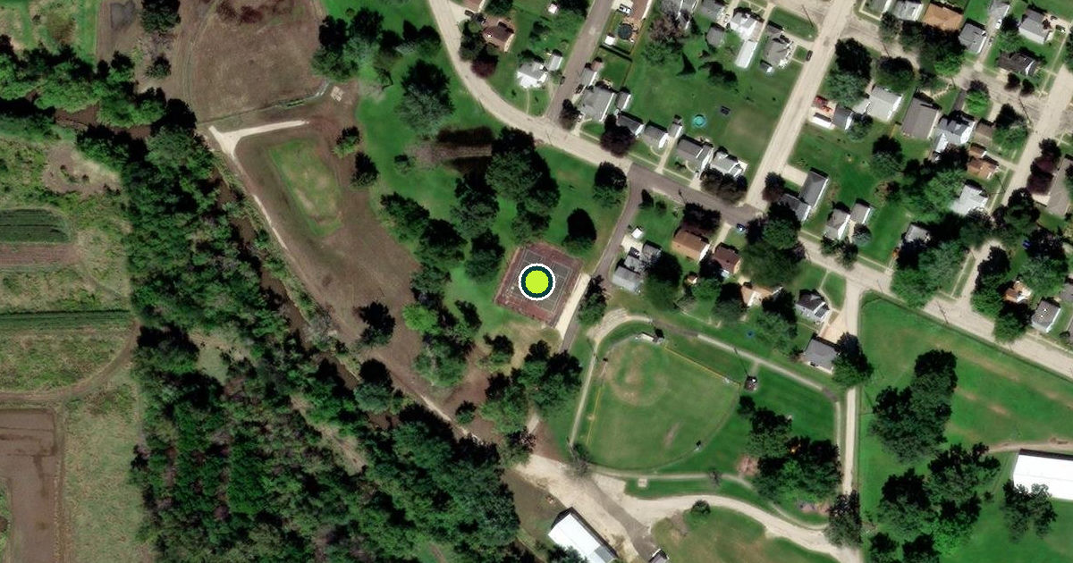 Satellite view of Morrison Pickleball Courts
