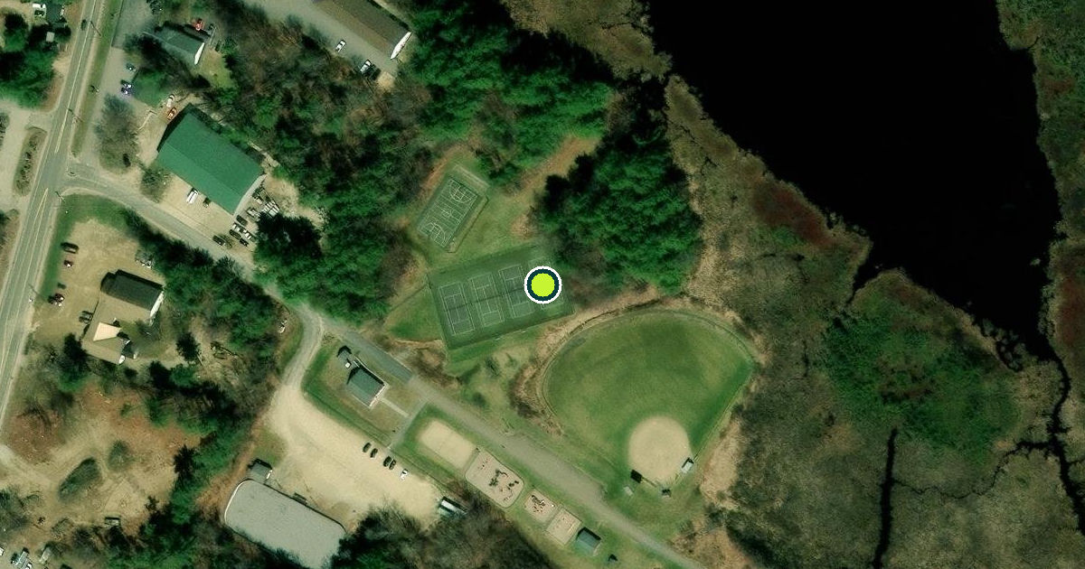Satellite view of Moultonborough Pickleball Courts