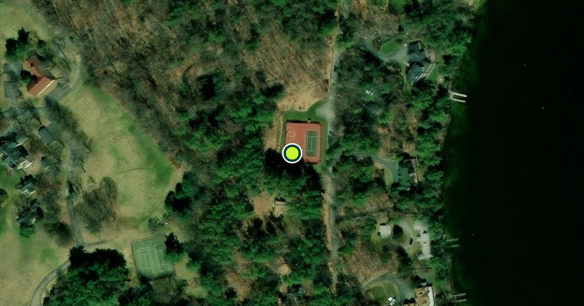 Satellite view of Moultonborough Pickleball Courts