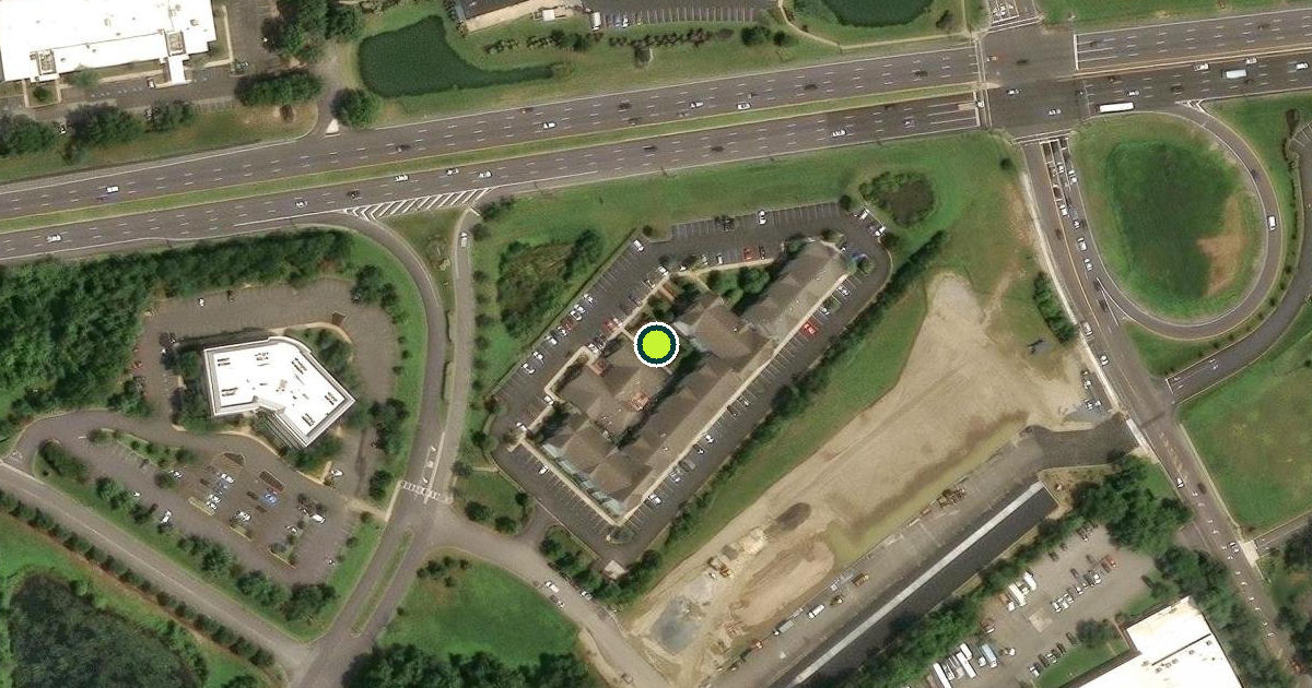 Satellite view of Mount Laurel Township Pickleball Courts