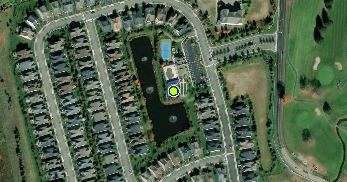 Satellite view of Mount Olive Pickleball Courts