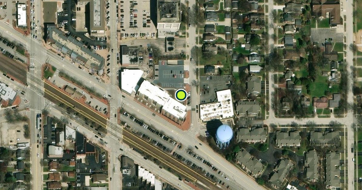 Satellite view of Mount Prospect Pickleball Courts