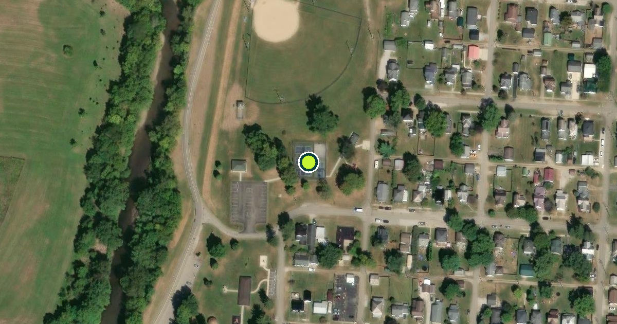 Satellite view of Mount Vernon Pickleball Courts