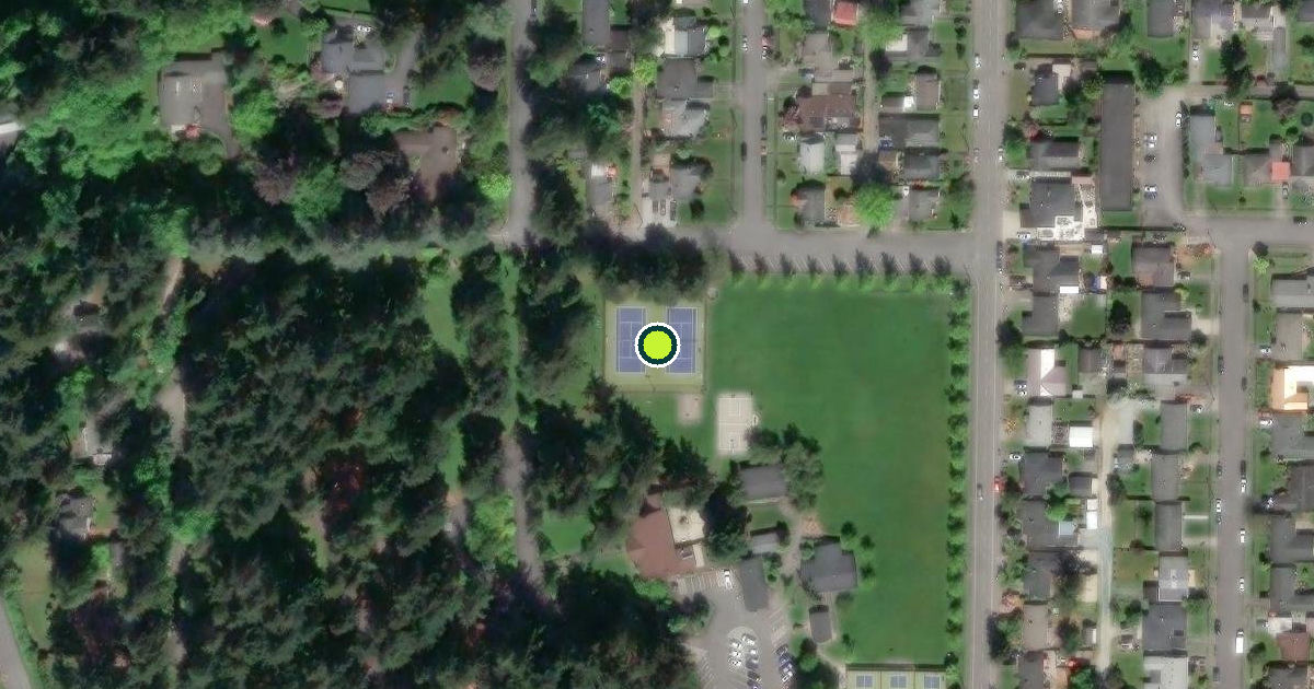 Satellite view of Mount Vernon Pickleball Courts