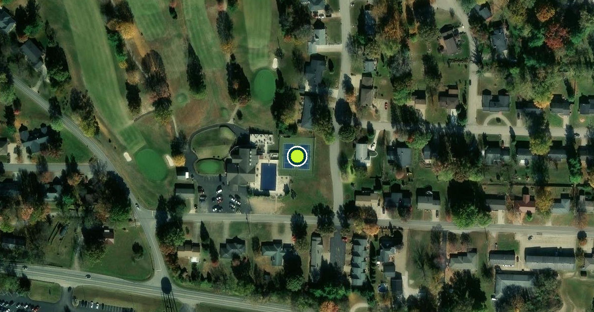 Satellite view of Mount Vernon Pickleball Courts