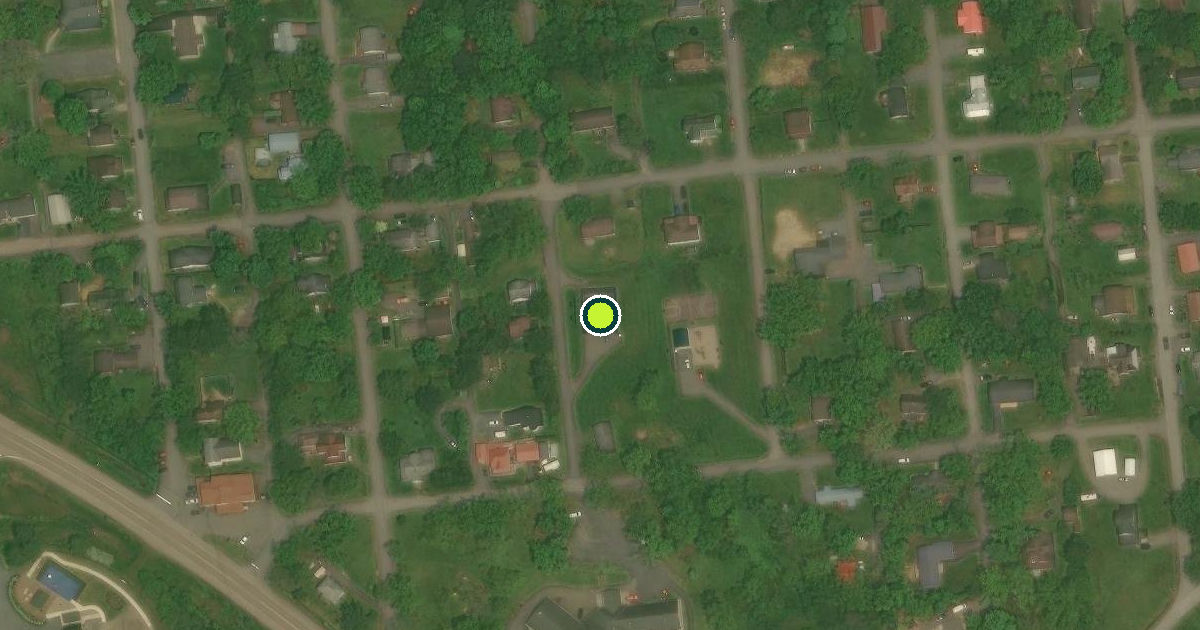 Satellite view of Mountain Lake Park Pickleball Courts