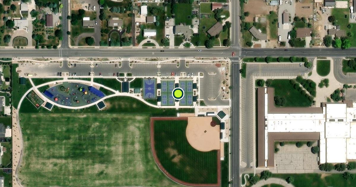 Satellite view of Mountain Ridge Pickleball Court
