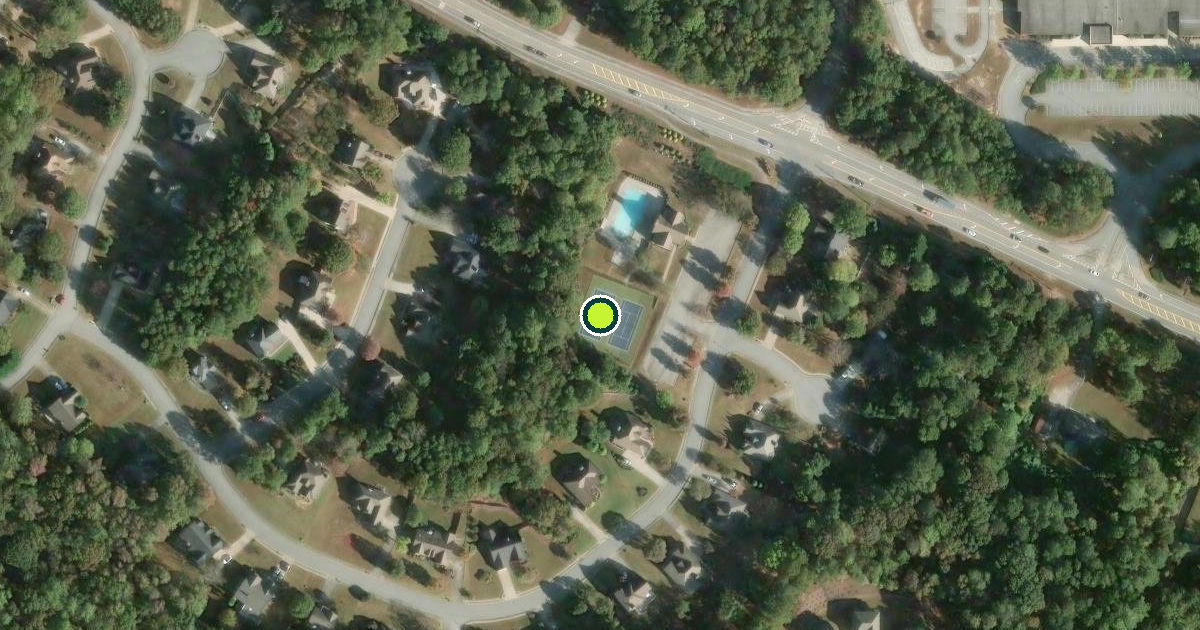 Satellite view of Mulberry Pickleball Courts