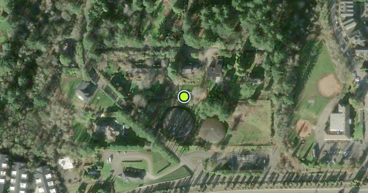 Satellite view of Multnomah County Pickleball Courts