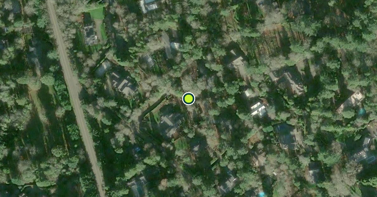 Satellite view of Multnomah County Pickleball Courts