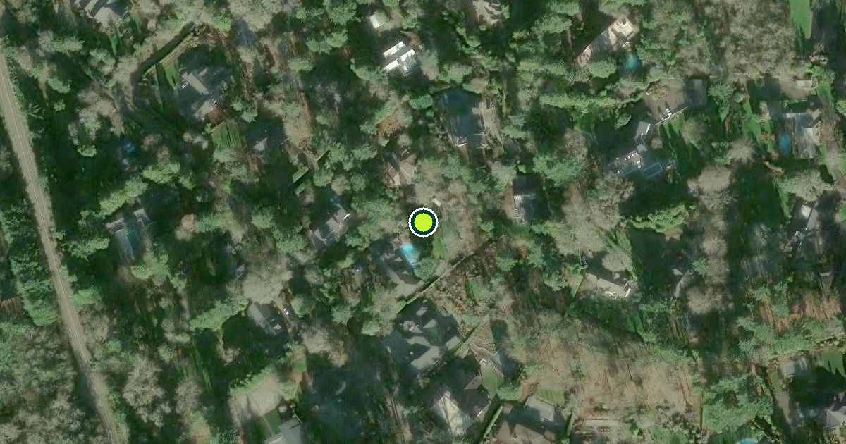 Satellite view of Multnomah County Pickleball Courts