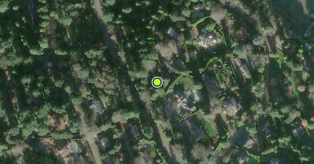 Satellite view of Multnomah County Pickleball Courts