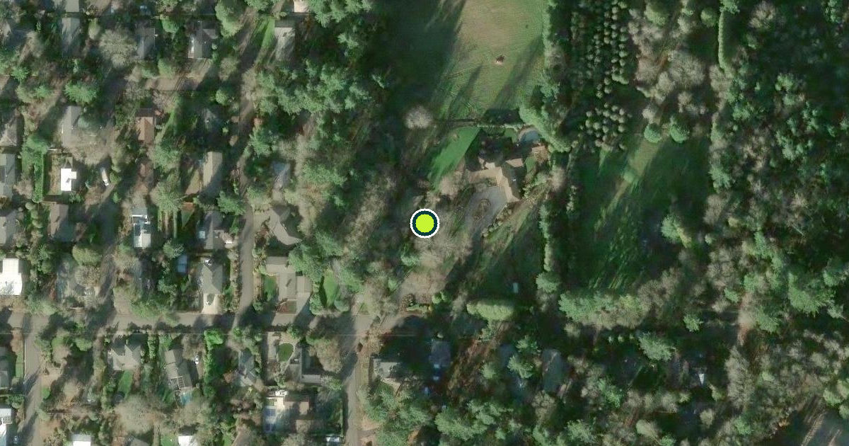 Satellite view of Multnomah County Pickleball Courts