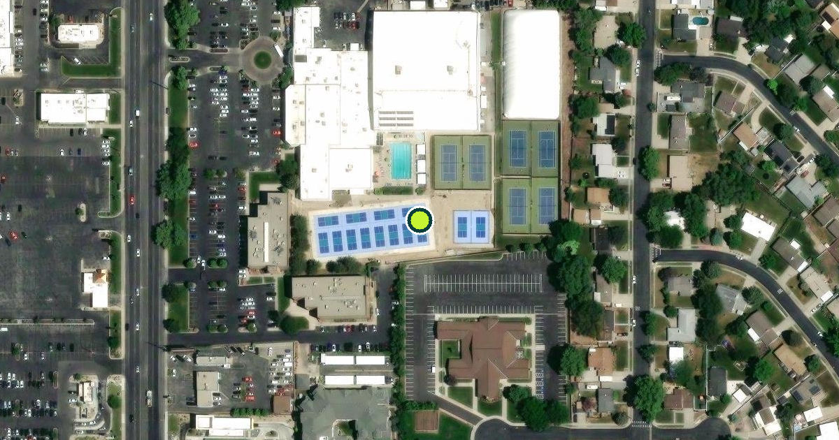 Satellite view of Murray Pickleball Courts