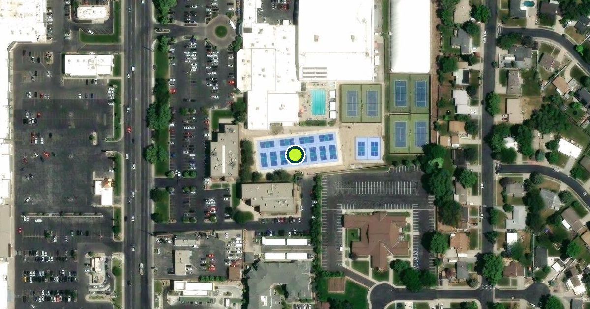 Satellite view of Murray Pickleball Courts