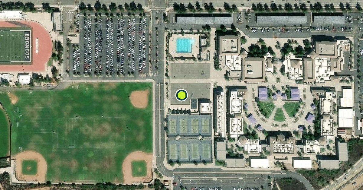 Satellite view of Murrieta Pickleball Courts