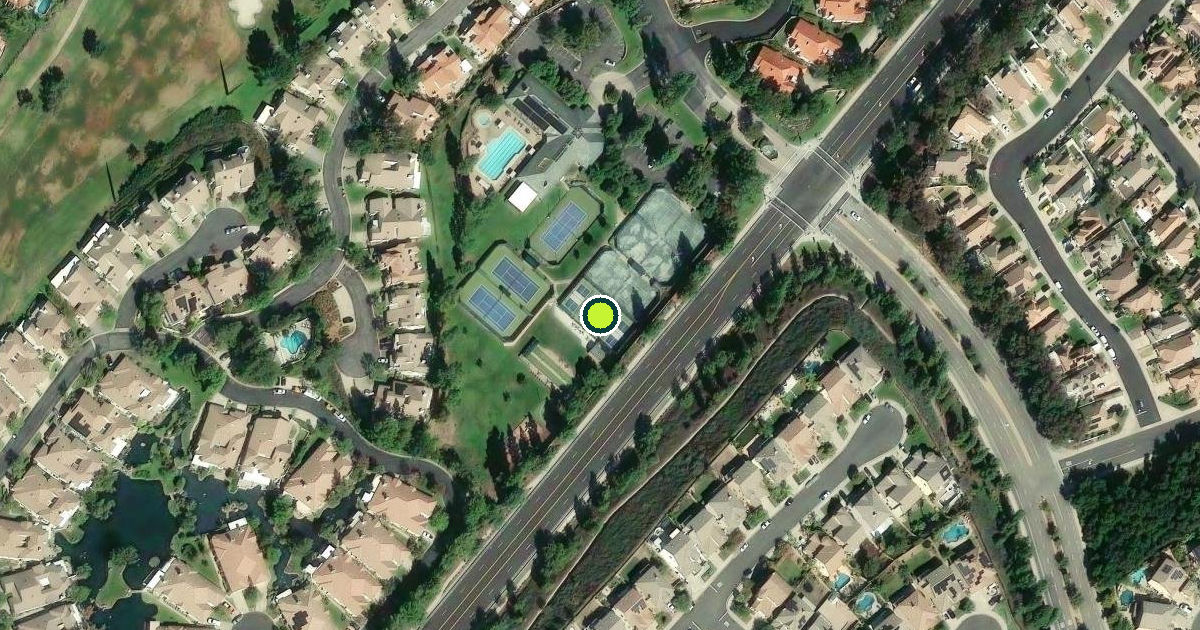 Satellite view of Murrieta Pickleball Courts