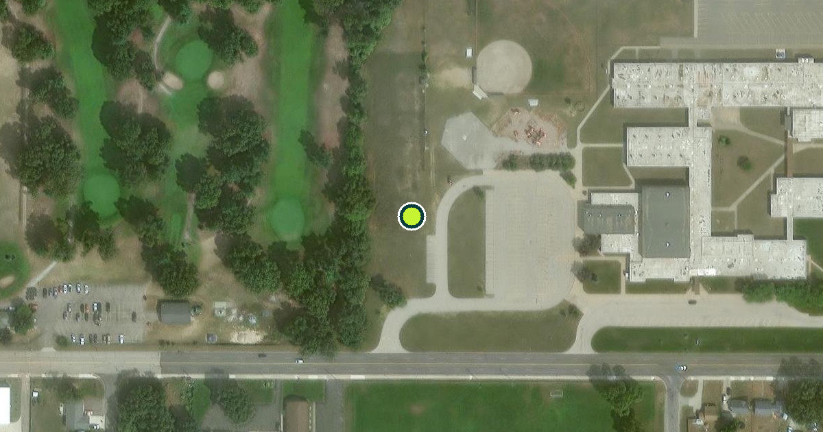 Satellite view of Muskegon Charter Township Pickleball Courts