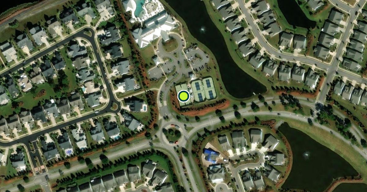 Satellite view of Myrtle Beach Pickleball Courts