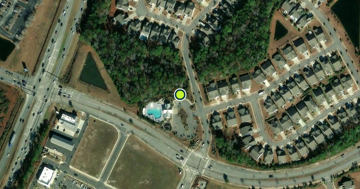 Satellite view of Myrtle Beach Pickleball Courts