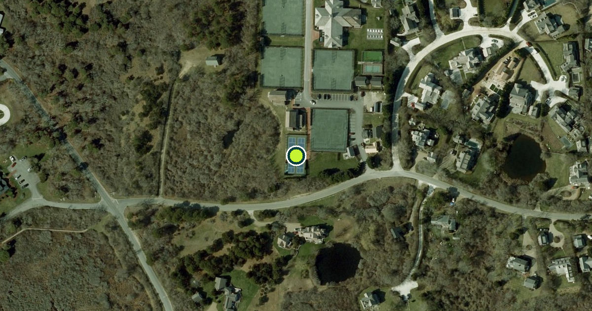 Satellite view of Nantucket Pickleball Courts