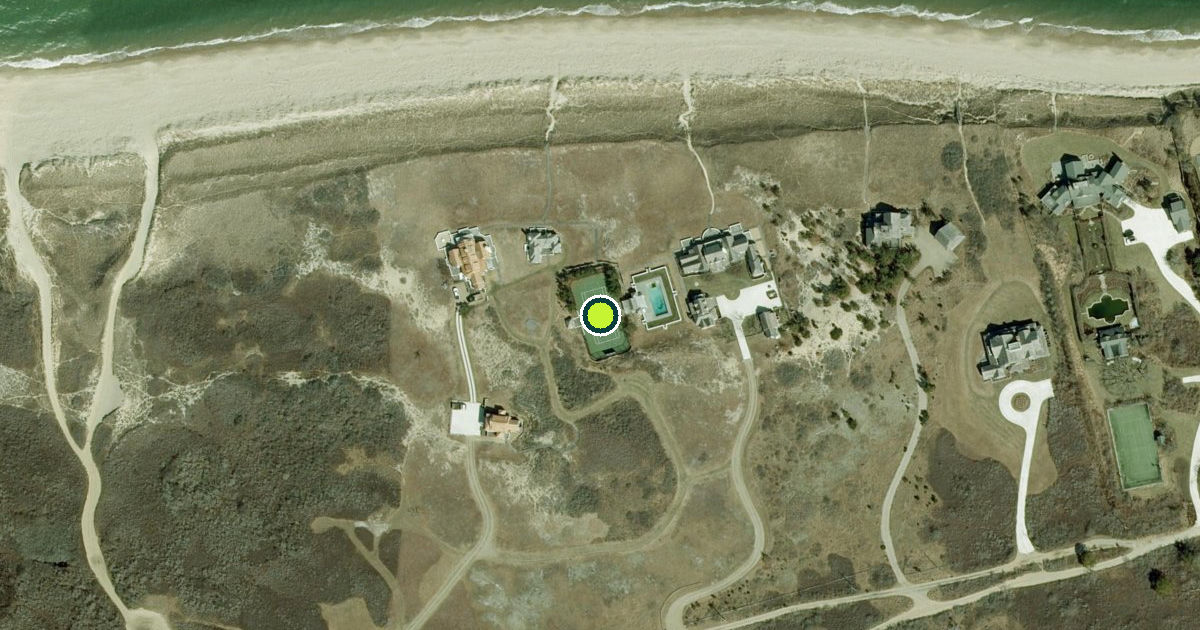 Satellite view of Nantucket Pickleball Courts