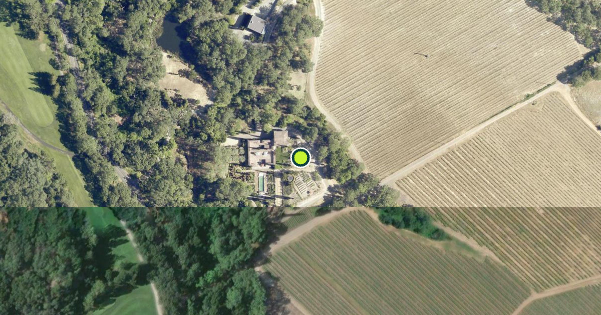 Satellite view of Napa County Pickleball Courts