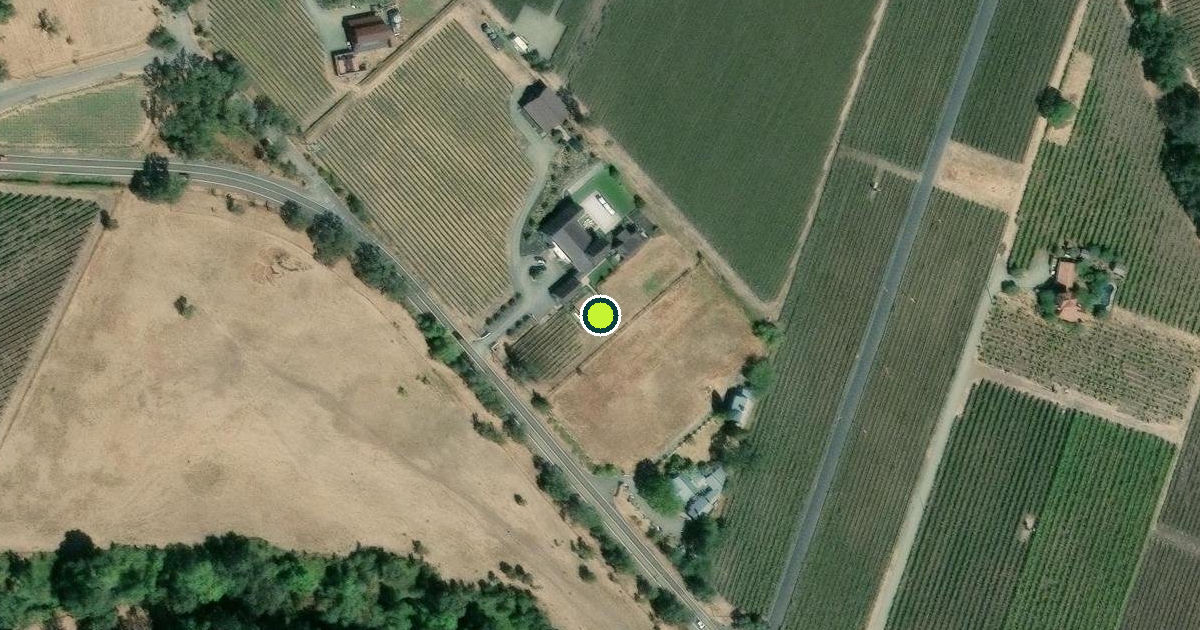 Satellite view of Napa County Pickleball Courts