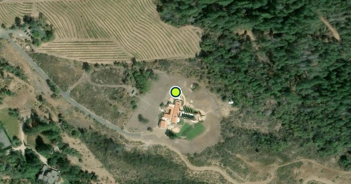 Satellite view of Napa County Pickleball Courts