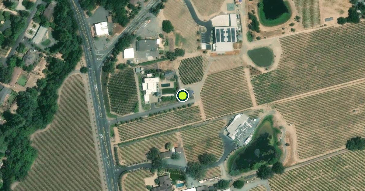 Satellite view of Napa County Pickleball Courts