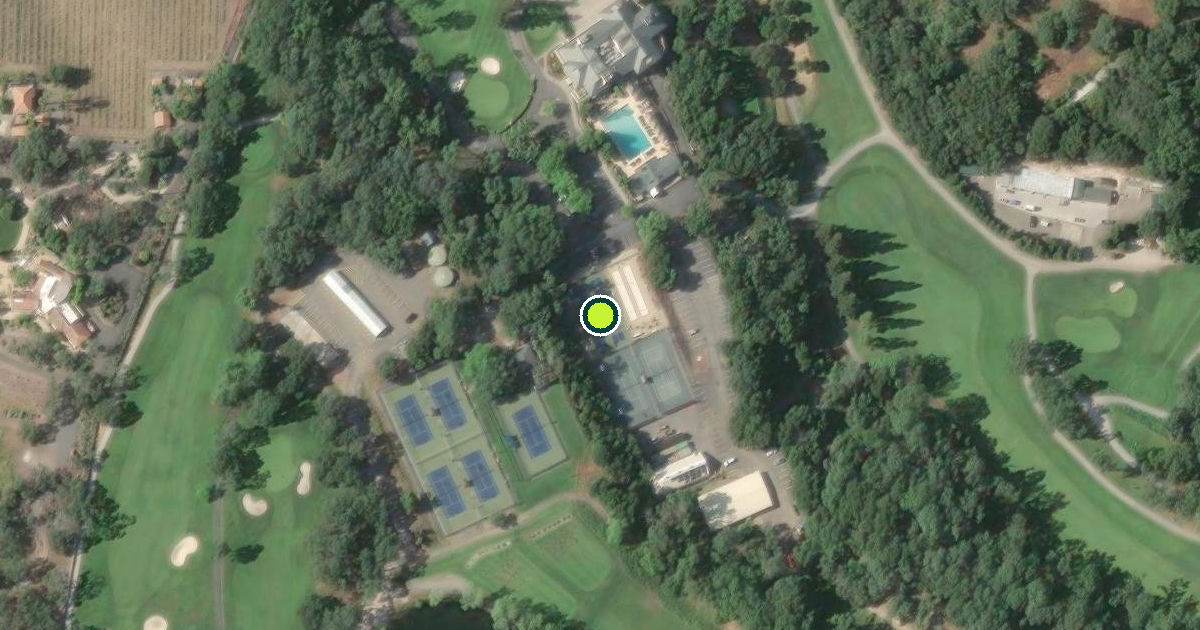 Satellite view of Napa County Pickleball Courts