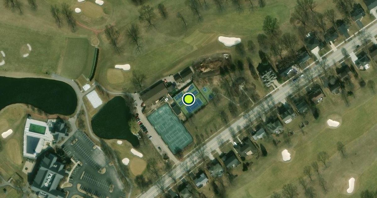 Satellite view of Naperville Pickleball Courts