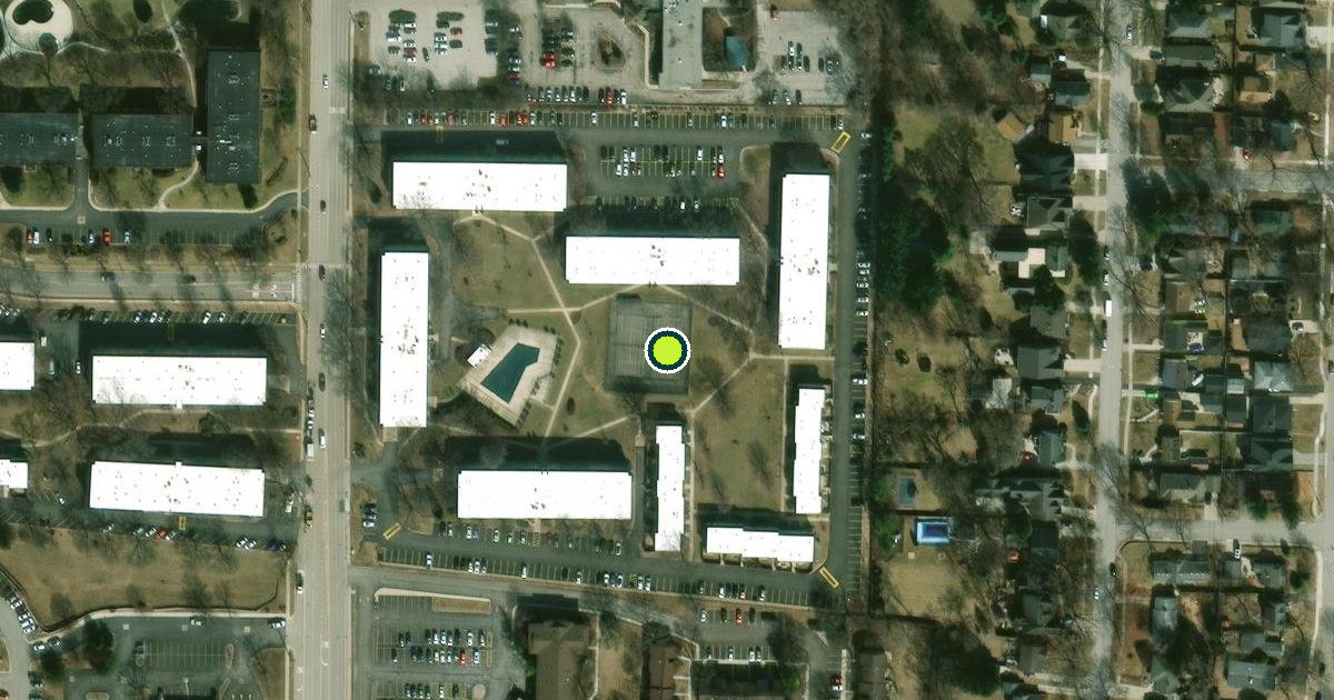 Satellite view of Naperville Pickleball Courts