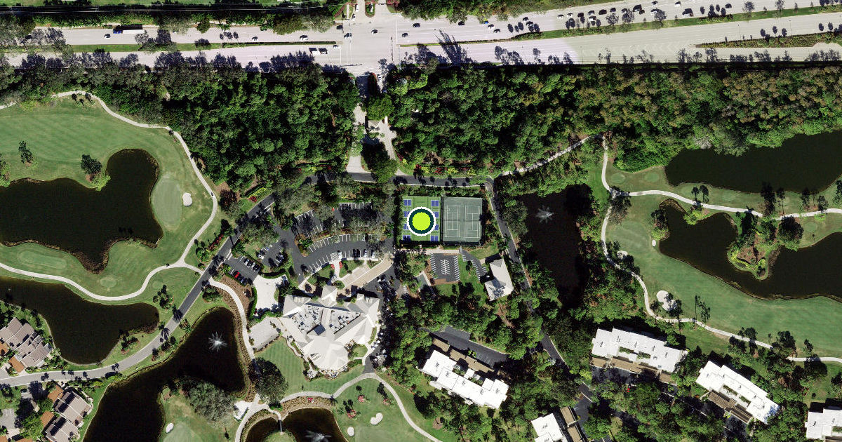 Satellite view of Naples Pickleball Courts