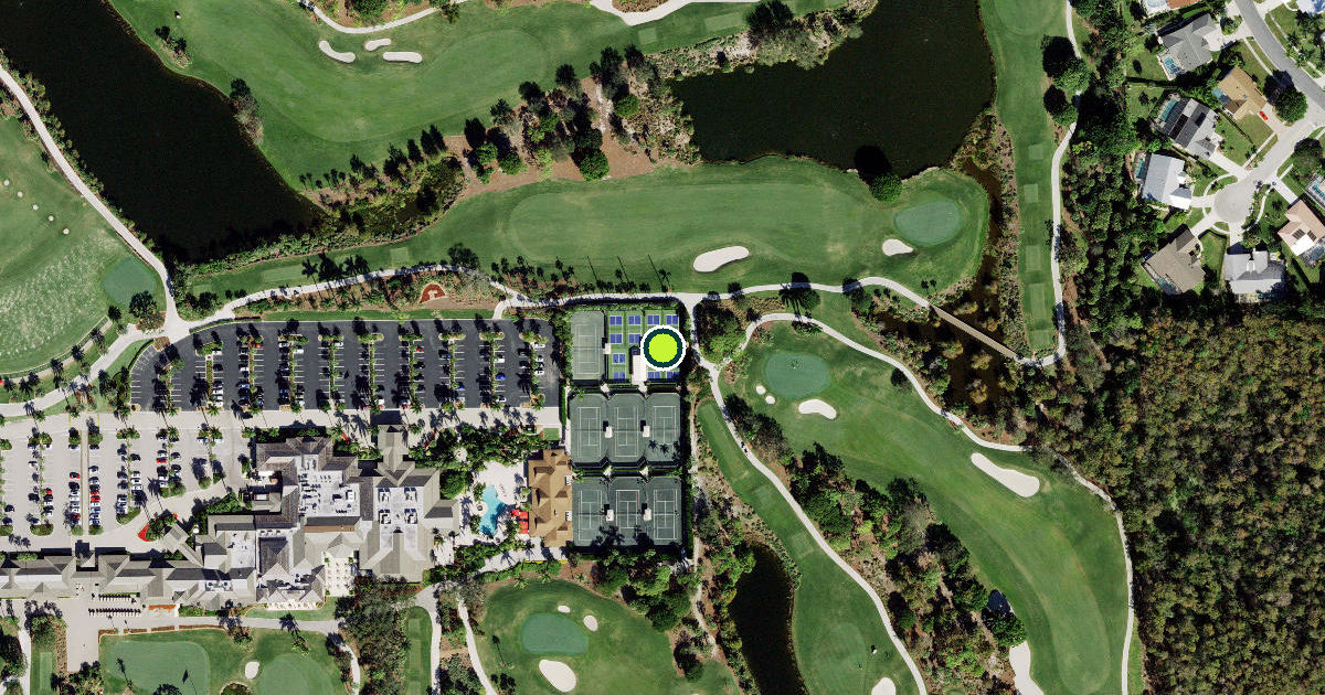 Satellite view of Naples Pickleball Courts