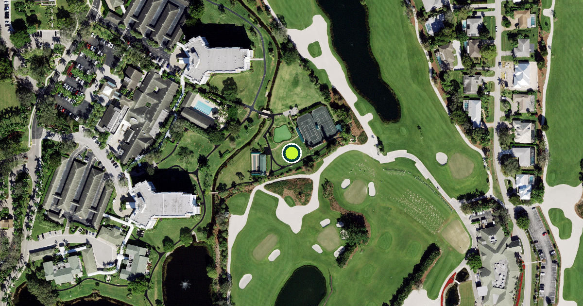 Satellite view of Naples Pickleball Courts