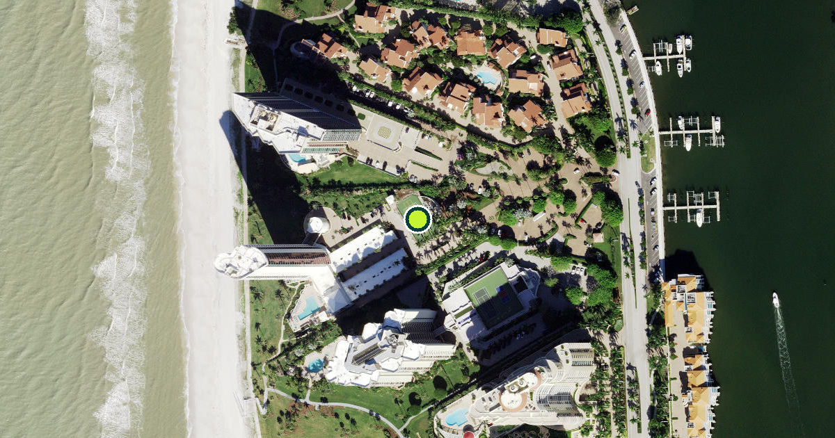 Satellite view of Naples Pickleball Courts