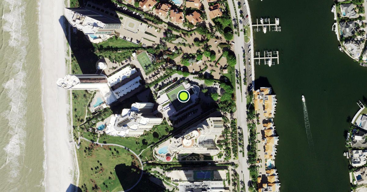 Satellite view of Naples Pickleball Courts