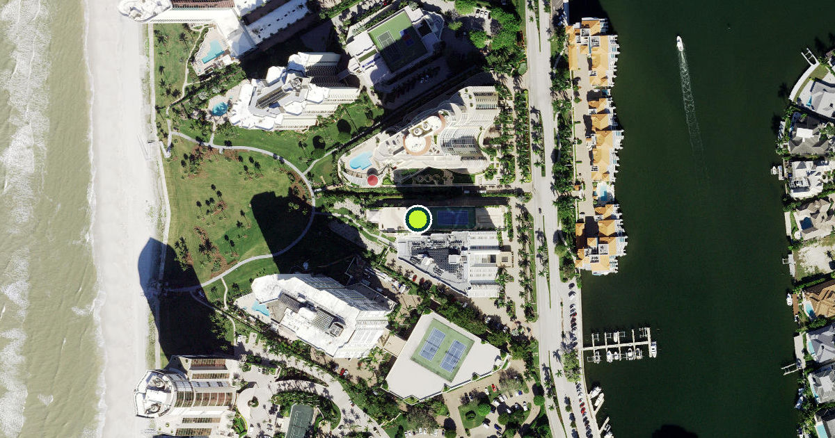 Satellite view of Naples Pickleball Courts