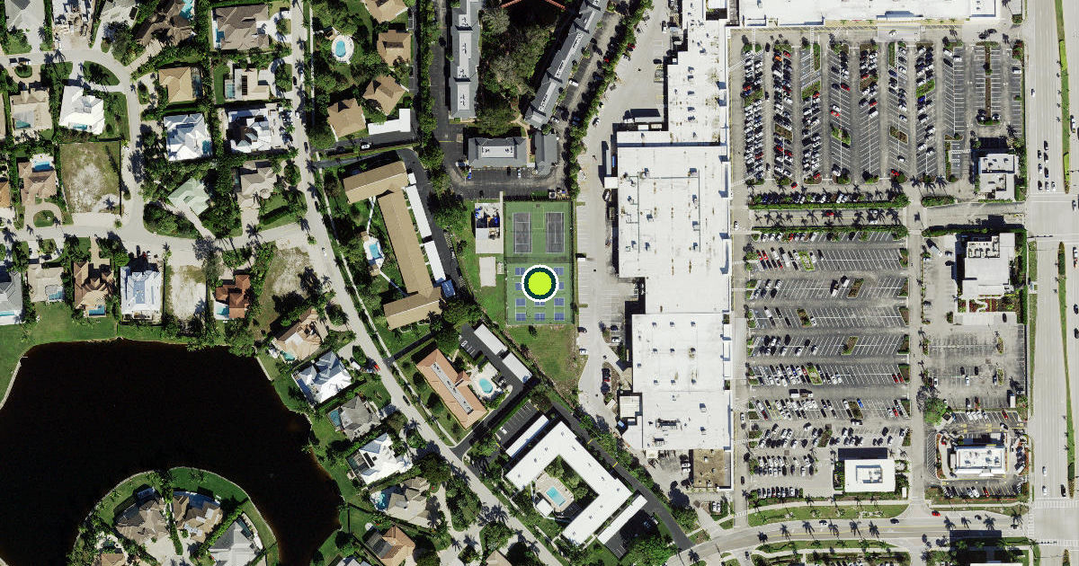 Satellite view of Naples Pickleball Courts