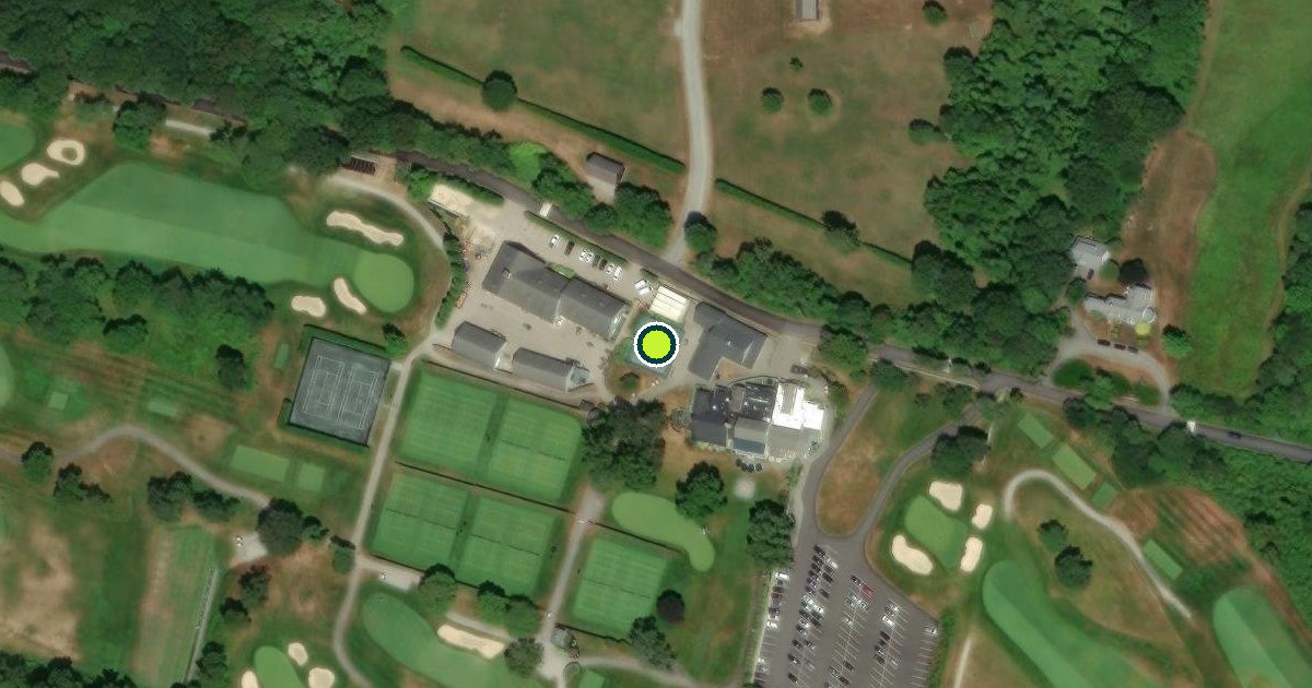 Satellite view of Narragansett Pickleball Courts
