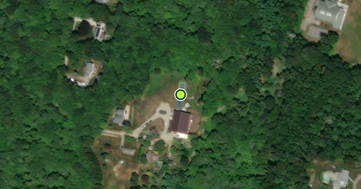 Satellite view of Narragansett Pickleball Courts