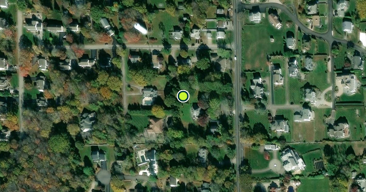 Satellite view of Narragansett Pickleball Courts