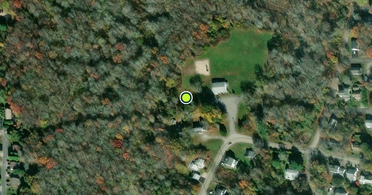 Satellite view of Narragansett Pickleball Courts