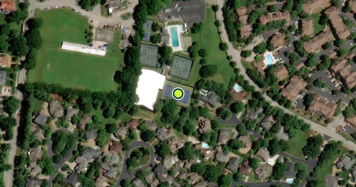 Satellite view of Nashville Pickleball Courts
