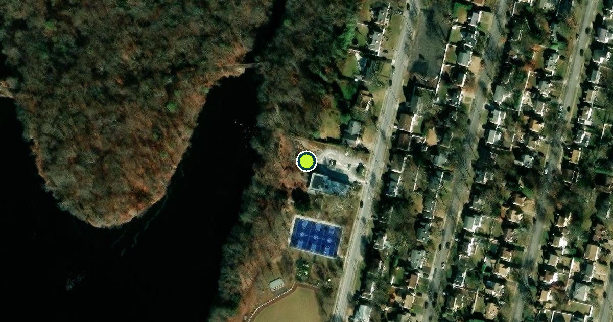 Satellite view of Nassau County Pickleball Courts