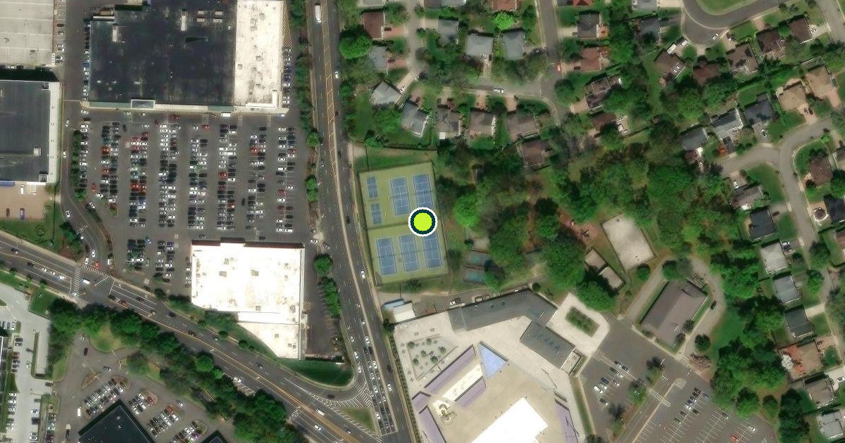Satellite view of Nassau County Pickleball Courts